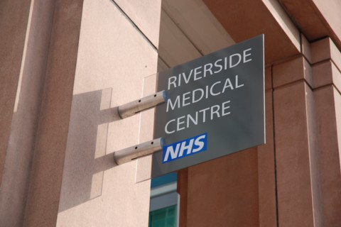 Riverside Medical Centre sign